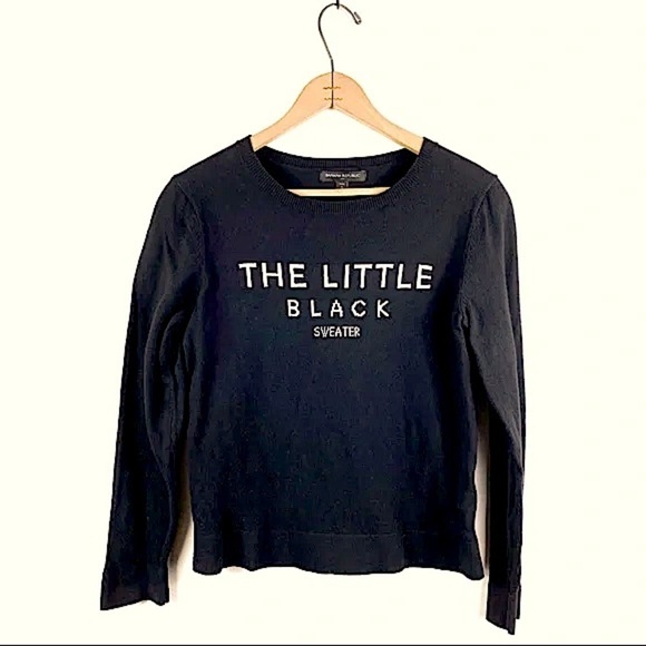 Banana Republic Sweaters - BANANA REPUBLIC “THE LITTLE BLACK SWEATER” COTTON SWEATER OFFICE WEAR TRENDY